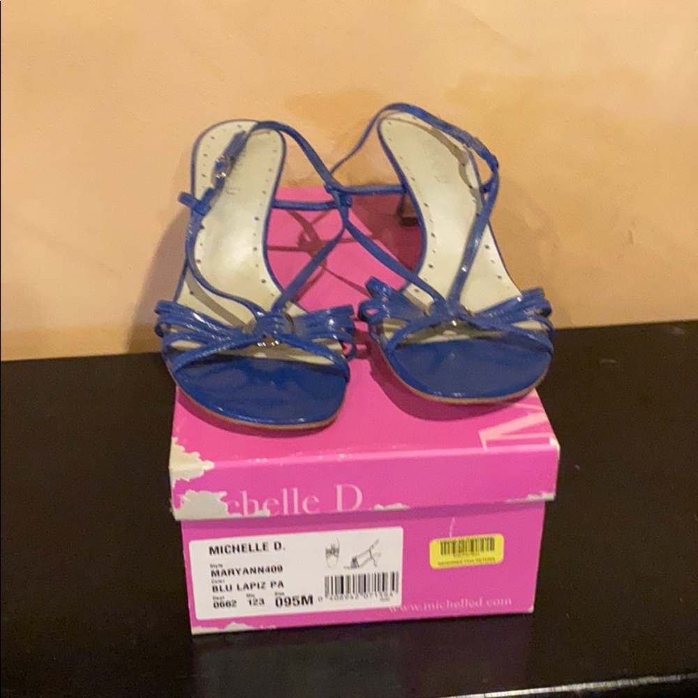 Michelle D Kitten Heel Sandals